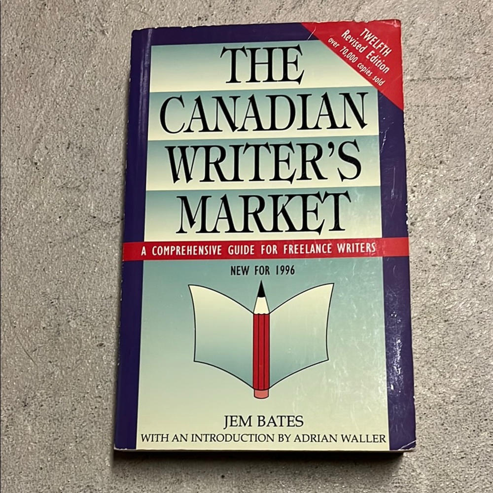 $1 Add-On The Canadian Writer's Market Book by Jem Bates Writing Tips Awards